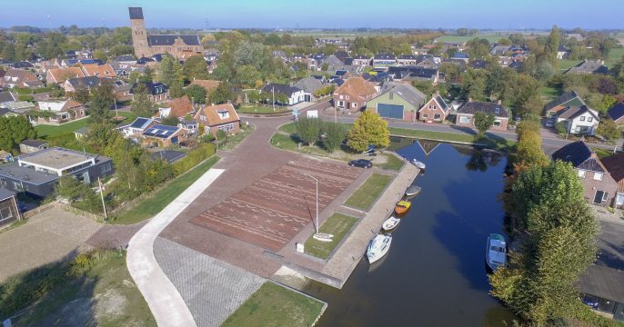 Reconstructie haventerrein Stedum door Elzinga Aannemingsbedrijf
