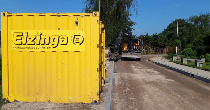 Elzinga Aannemingsbedrijf heeft herinrichting Wagenborgen gereed